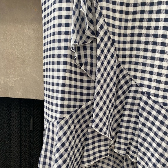 J. Crew Silk Peplum Dress in Gingham Print - Picture 12 of 15